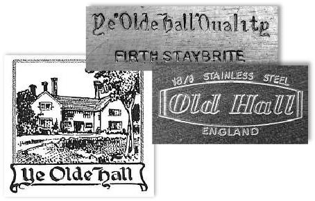Olde Hall and Old Hall Backstamps