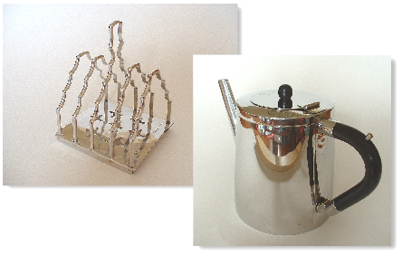 First teapot and toastrack