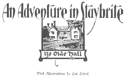 Front cover of Adventure in Staybrite booklet